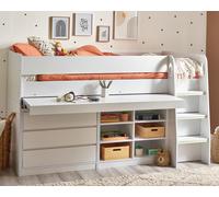 Vespa - Single - Mid Sleeper - White - Wood - 3ft - Happy Beds
