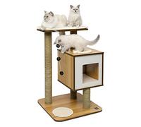 Cat Furniture Scratchers CATIT VESPER Base Walnut Wood Sisal Posts Cushions