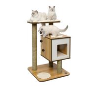 Vesper V-Base Walnut, Cat Furniture Tree