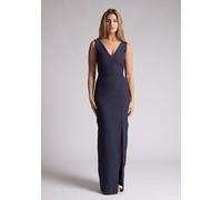 Vesper Women's Low Back Maxi Dress With Bow in Navy | Size: 8 Vesper Navy 8
