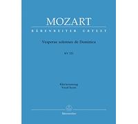 Vesperae solennes de Dominica K.321 (Vocal Score)