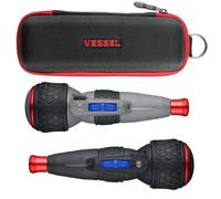 VESSEL Ball Grip Rechargeable Cordless Screwdriver Combo Kit with Case | Includes both High Torque and High-Speed Models