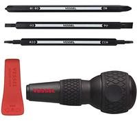 VESSEL Ball Grip Screwdriver (for Home use/Black) [No.220W-BC3C] (Interchangeable) (Japan Import)