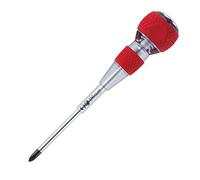VESSEL Ball Grip Tang-Thru Screwdriver w/Ceramic Ball +2x100 (4") No.250 250P2100