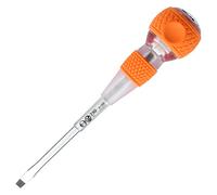 VESSEL Ball Grip Tang-Thru Screwdriver w/Ceramic Ball -6x100 (1/4"x4") No.250 250S6100