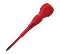 VESSEL Ball Grip VDE Screwdriver (Insulated) PZ1x75