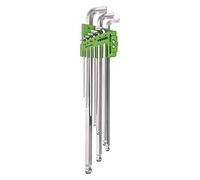 Vessel Ball Point L-Shaped Wrench 8209BP-L Set of 9 Long Axis Shorts