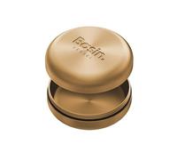 VESSEL Basin Anodised Aluminium Herb Storage Box - Waterproof & Odour Proof - 5.5 cm Diameter x 2.3 cm H - Precision Engineered - Compact Tin 40 g California Design (Gold)