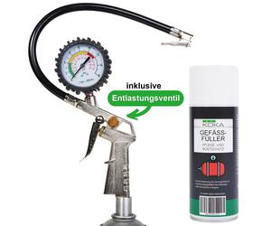 Vessel Filler Set With Adapter Expansion Vessel Heating Shut-Off Manometer 8 BAR