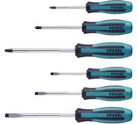 VESSEL MEGADORA Screwdriver Set 6pcs. 9006PB (Paper Box)