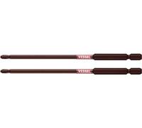 Vessel Recessed SAKISUBO Bit(2 Piece Set) [No.SS162150] (Ph No.2 x O/D 4.5 x 150 2PC Set) (Japan Import)