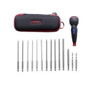 Vessel Rechargeable Ball Grip Screwdriver No.220USB 14 Piece kit with Case