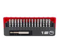 VESSEL Set of 30 Impact Ball Torsion Screwdriver Bits + Bit Holder