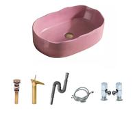 Vessel Sinks Household Washbasin Bathroom Above Counter Basin Wash Single Courtyard Pool Table Simple Balcony Bathroom Bowl Sink(B)