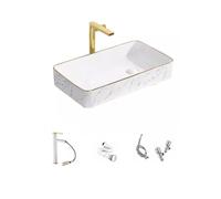 Vessel Sinks Washbasin Nordic Above Countertop Hotel Bathroom Light Luxury Ceramic Bathroom Bowl Sink