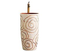 Vessel SXSLTSA Ceramic Handmade Pedestal SXSLTSA, One Piece with Drain Installation Hole, for Bathroom, Balcony,E,42x42x83cm,I-42x42x83cm