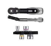 Vessel TD-26B Ultra Thin Fine Mini Ratchet Screwdriver Bend Type with 4 Sockets