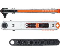 VESSEL TD-76 Ultra THin Flat shaped Hex Ratchet Screwdriver Straight Steel rough