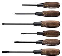 Vessel Woody Penetrating Screwdriver Non-Slip Grip Set of 6 (Boxed) 336PS