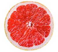 Vessia Grapefruit Throw Blanket, Realistic Funny Food Blanket for Adults and Kids, 300GSM Giant Soft Fruits Throw for Couch, Sofa, Bed, Fun Cozy Round Gifts for Boys, Girls, 60 inches