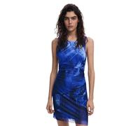 Desigual Women's Vest_Bratislava Casual Dress, Blue, XS