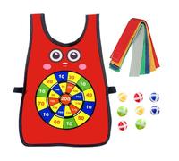 Vest Launch Set: fabric vests, washable design, catch training toy, interactive play activity | Suitable for family reunion training games