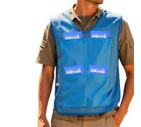 Vest Lightweight Jacket - Breathable Work Vest System, Pocket Utility Gear, Size for Wear Use, Airflow Fabric Build, Heat Relief System, Outdoor Work Purpose Ropa de Trabajo y de seguridad