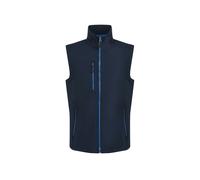 Regatta Navigate Black/royal Blue Men's Stretch Soft-shell Bodywarmer #TRA915
