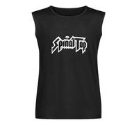 Vest Tank New Spinal Tap Heavy Metal Band Logo Men's Sleeveless T Shirt Black XL