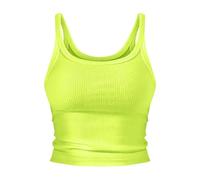 Vest Tops for Women Ribbed Stretch Slim-Fit Stretch Tank Tops for Ladies and Girls (A, L)