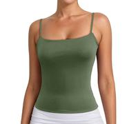 Vest Tops Women UK Basic Square Neck Tank Top Solid Lightweight Undershirt for Daily Wear and Beach