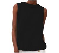 Vest Tops Women UK Clearance Ladies Cotton Linen Tank Tops Solid Summer Sleeveless Tshirts Crewneck Casual Camisole Beach Vacation Going Out Top Loose Fit Tees Streetwear