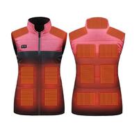Vest Tops Women UK Heated Gilet Electric Heating Jacket Vest for Men Sale Clearance, Heated Body Warmer with 2 Heating Levels, 13 Heating Zones Washable Waistcoat for Outdoors (Battery Not Included)