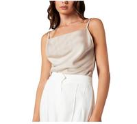 Vest Tops Women UK Satin Silk Plain Camisole with Adijustable Spaghetti Strap Cami Shirt Glossy Smooth Summer Tank Tops Womens Nightshirts Sleeveless T Shirt Undershirts Comfy Underwear