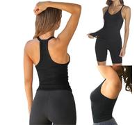 Vest Tops Women,V Neck Tank Top,Women's Camisoles & Vests,Sleeveless Tank Top,Ta/nk Top Basic to/ps Gym to/p,Black Vest Tops,Halter Neck to/p,Sleeveless Ta/nk to/p,Ladies Summer T/ops#Black,L