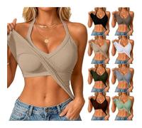 Vest with Built in Bra Support, Womens Solid Tank Tops with Built in Padded Bra Summer Women Vest Basic Breathable Tanks Top Basics Cotton Camisole Sleeveless Cami Vest Yoga Workout Shirts Beige