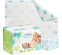 Vesta Baby Disposable Changing Pads - 65 Soft Absorbent Leak Proof Incontinence Mats - Newborn Portable Nappy Change Underpads - Protection Waterproof Liners