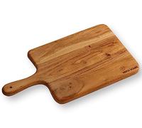 Vesta Homes Wooden Chopping Board/Cutting Board/Serving Board, Charcuterie Board, Platter for Vegetables, Fruits & Cheese | Natural Acacia Wood | 42 x 23 x 1.5 cm | Handcrafted