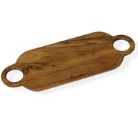 Vesta Homes Wooden Chopping Board, Platter, Serving Board, Charcuterie, and Cheese Board for Kitchen | Natural Acacia Wood | 61x23x1.5 cm | Handcrafted in India
