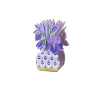 VESTA Mini Iris Air Freshener - Anima Fragrance by Chiara Firenze - Purple - 50 ml - Acrylic Crystal - Handmade - Gift Idea - Made in Italy