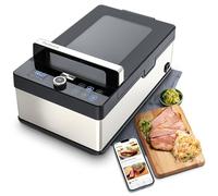 Vesta Precision All-in-One Sous Vide Cooker, No Water, No Vacuum Seal Bags Needed; Marinate, Sous Vide & Sear, 1500W Sous Vide Machine 8.6L Container, Built-in Food Probe & Wi-Fi App Control