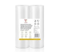 Vesta Precision Embossed Vacuum Packaging Rolls for Packaging Machine | BPA Free, 30% Plastic Saving, Microwave, Freezer and Sous Vide Safe | 2 Rolls of 30cm x 6m