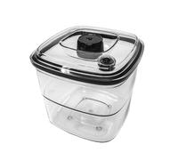 Vesta Precision Vacuum Sealer Container 2.4L Compatible with Vesta Precision Vacuum Sealers | Airtight Container for Microwave and Freezer 16.9 x 16.9 x 16 cm