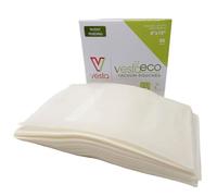 VestaEco Compostable Vacuum Sealer Bags by Vesta Precision - 50 count - Certified - Clear and Embossed - 15x25 cm