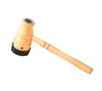 Vestamore 0.7 in Moxa Stick Burner, Handheld Wooden Moxa Holder with Handle, Moxibustion Heat Dissipating Design, for Home and Clinics
