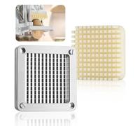 Vestamore 1/4 Commercial Chopper Blade Set With Push Block, Stainless Steel Cutter For French Fries, Tomato, Onion, Cucumber