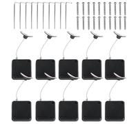 Vestamore 10-Pack Anti-Lost Cable Lock for Remotes, 39-Inch Retractable Security Cable with Self-Adhesive Mount for Electronic Devices and Accessories