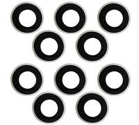 Vestamore 10 Pcs Coin Holder Capsules, 1.2 in 3.1 cm Half Dollar Coin Capsules with Black Ring, Round Plastic Coin Collection Case, Outer Diameter 2 in 5.2 cm
