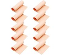 Vestamore 10 Pcs Tattoo Practice Skin, Blank Silicone Skin, 5.5 X 7.5 in, Realistic Touch, 0.04 in Thick for Tattooing and Microblading,