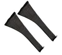 Vestamore 2 Black Loc Tube Caps, 27.6 in Long, Mesh for Braids